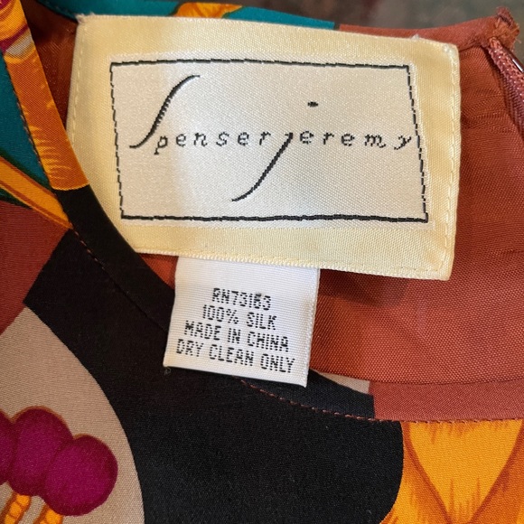 Vintage Spenser Jeremy Silk Dress - Picture 3 of 3